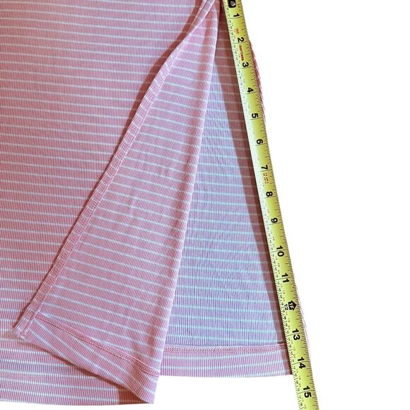 State of Day Pink Striped Ribbed Maxi Dress Sz M OEKO-TEX Cotton S/S 2022 👗✨ - Picture 5 of 6